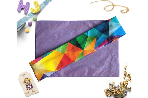 Click to order  Flat Headband Acute Rainbow now